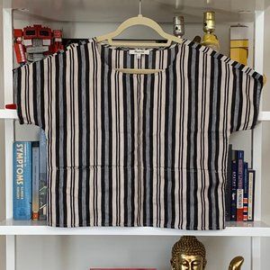 striped linen top